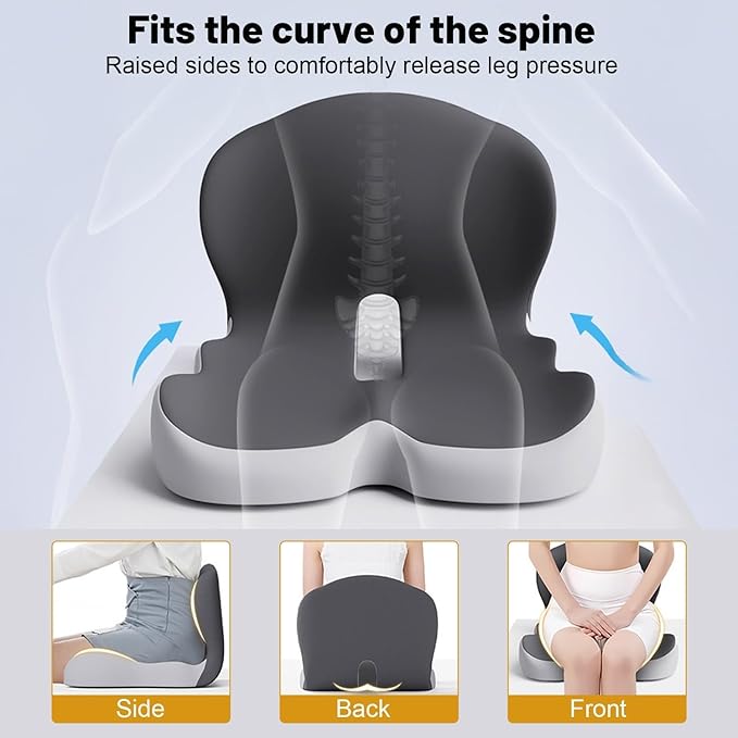 FlexTailor Core L-Shaped Memory Foam Seat Support