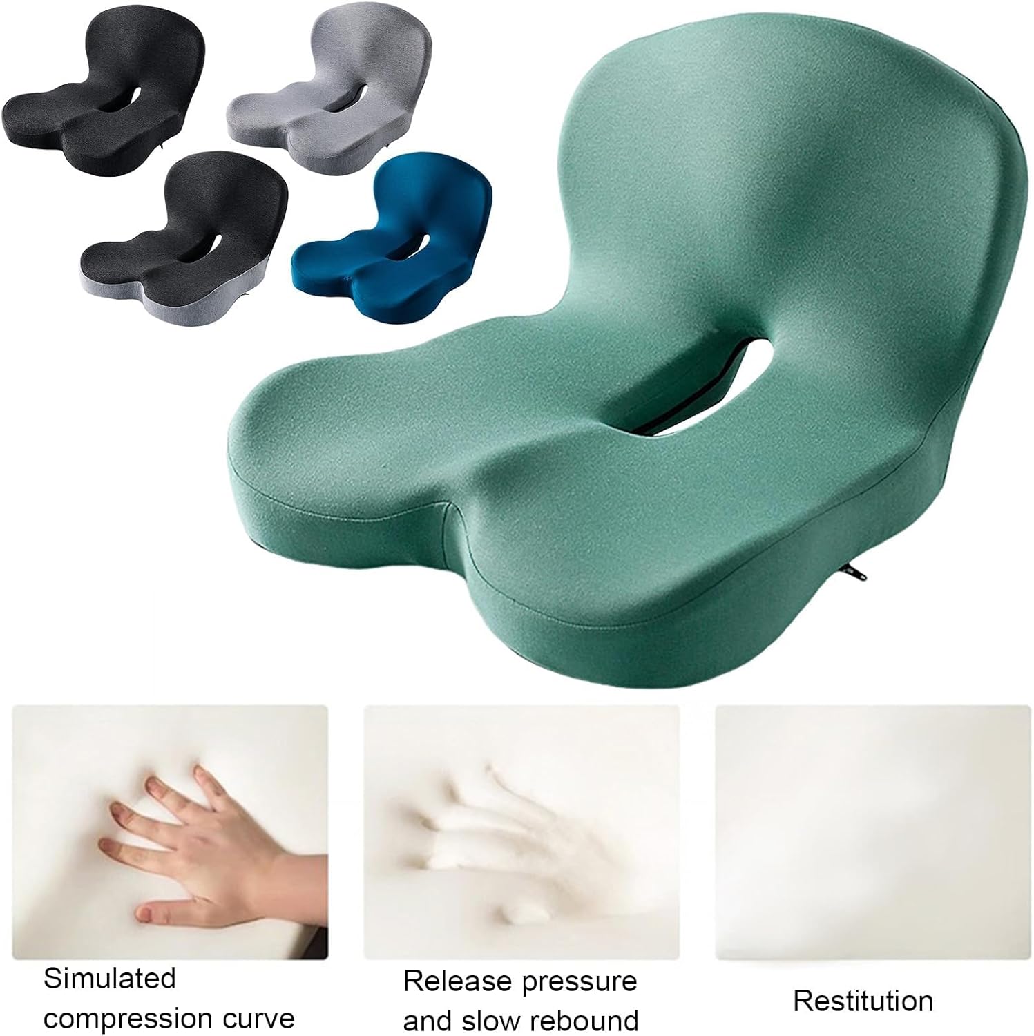 FlexTailor Core L-Shaped Memory Foam Seat Support